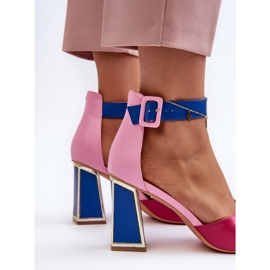 Sandales à talons hauts élégantes pour femmes, rose Rosazara 1