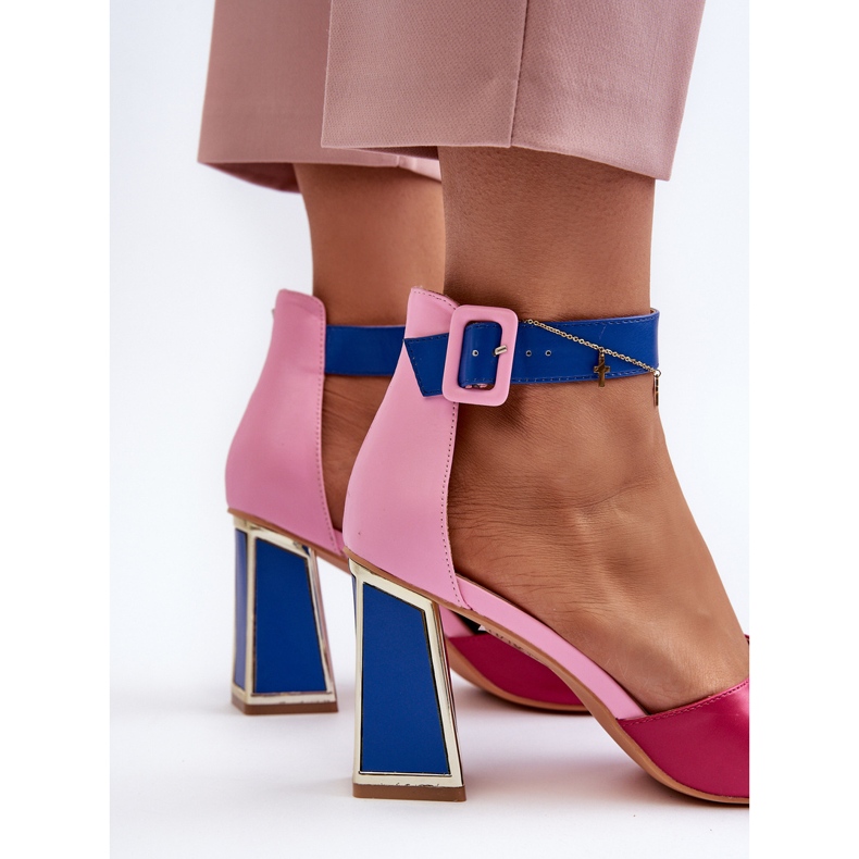 Sandales à talons hauts élégantes pour femmes, rose Rosazara 1