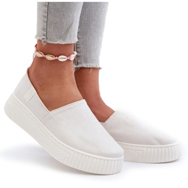 Big Star Baskets à plateforme pour femmes NN276006 Système de mousse à mémoire de forme Blanc blanche 9