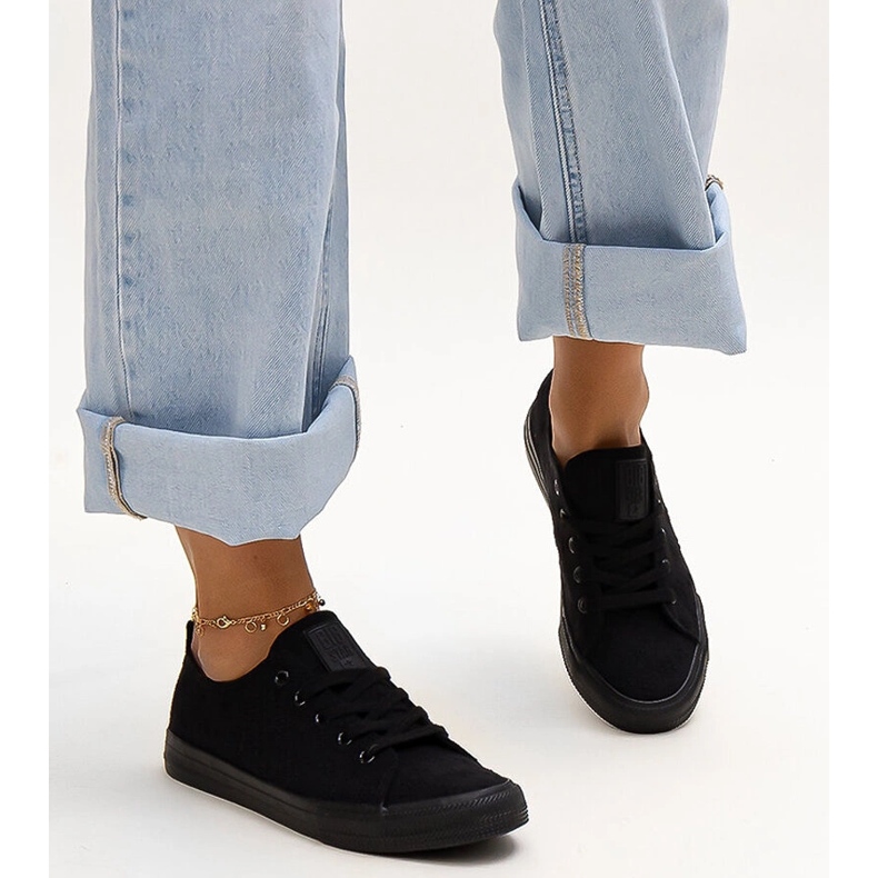 Baskets en tissu noir Big Star LL274226 le noir 1 Baskets en tissu noir Big Star LL274226 le noir 1