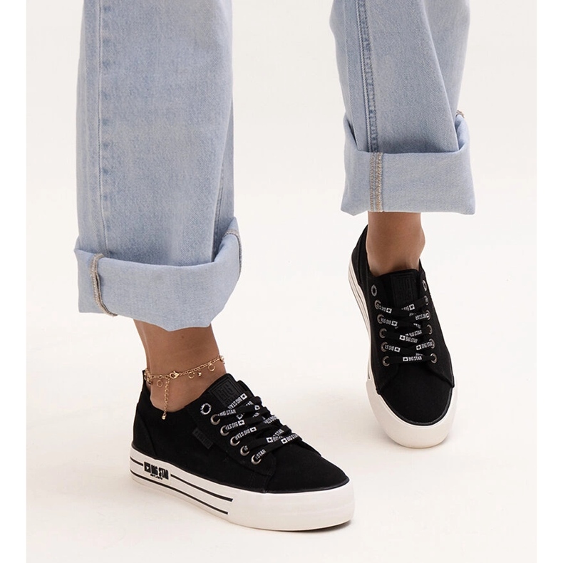 Baskets Big Star noires KK274013 le noir 1