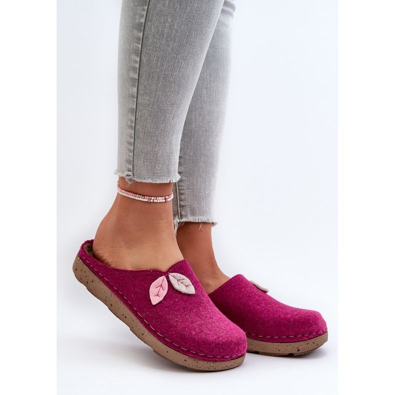 Inblu Chaussons Feutre Femme ED000013 Fuchsia rose 2 Inblu Chaussons Feutre Femme ED000013 Fuchsia rose 2