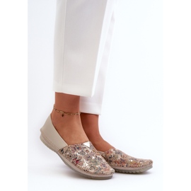 Ballerines Cuir Femme Maciejka 1930B-04 Beige 1