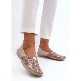 Ballerines Cuir Femme Maciejka 1930B-04 Beige 2
