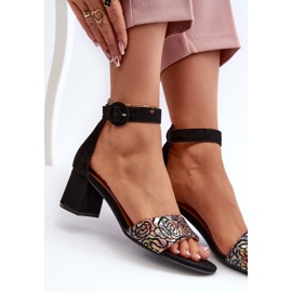 Sandales à Talons Hauts en Daim Maciejka 04141-48 Noir le noir 7