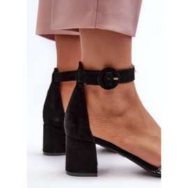 Sandales à Talons Hauts en Daim Maciejka 04141-48 Noir le noir 4