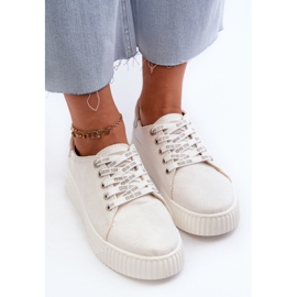 Baskets pour femmes avec système de mousse à mémoire de forme Big Star NN276001 blanc blanche 5