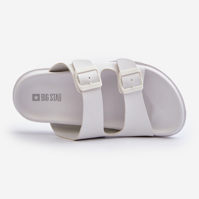 Tongs légères pour hommes avec boucles Big Star NN174594 Blanc 1