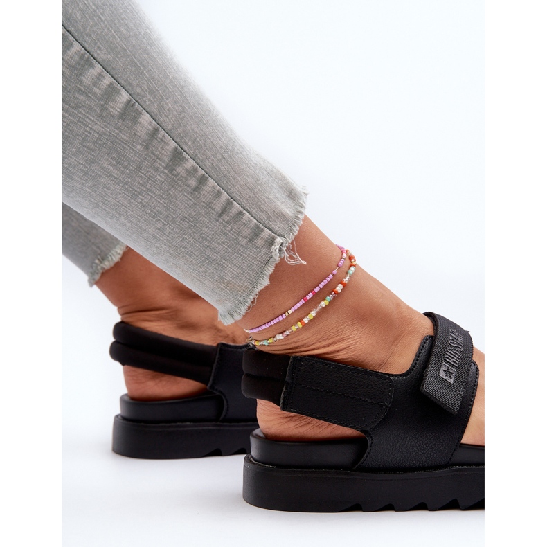 Sandales pour femmes sur la plateforme Big Star NN274750 noir le noir 1