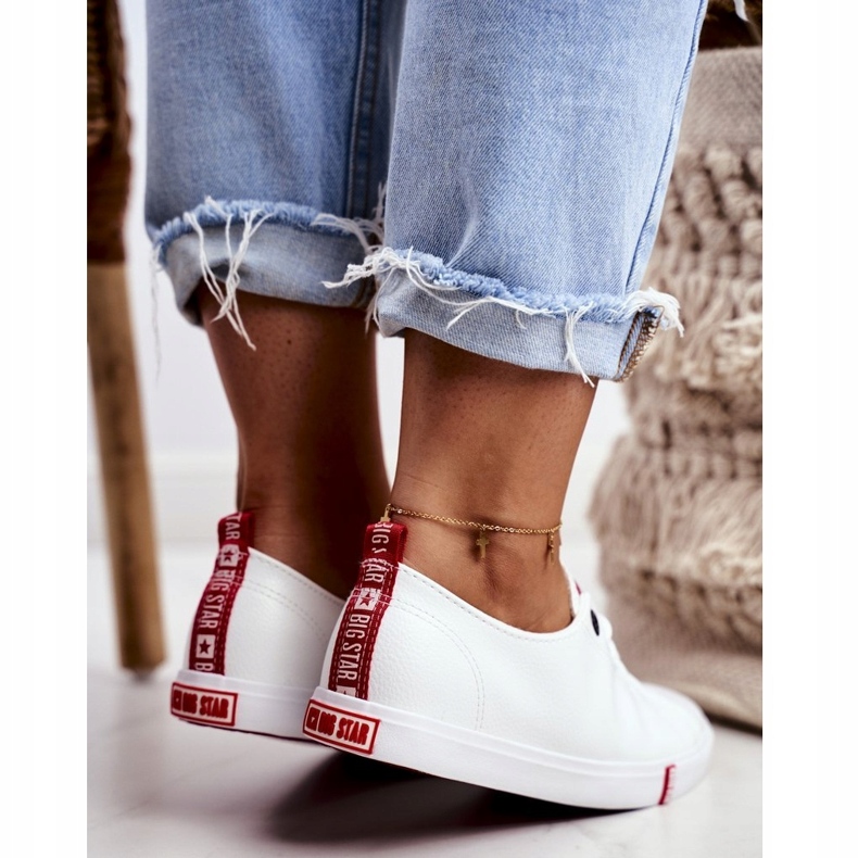 Baskets Femme Big Star Blanc GG274005 blanche 2 Baskets Femme Big Star Blanc GG274005 blanche 2