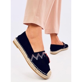 Espadrilles Boho à franges Birna Black le noir 5