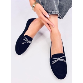 Marsoin Mocassins en daim noir le noir 5