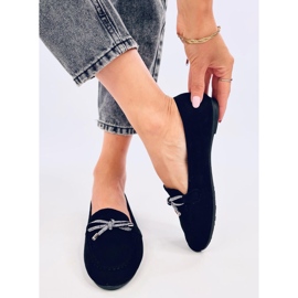 Marsoin Mocassins en daim noir le noir 3