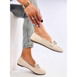Marsoin Mocassins en daim beige 4