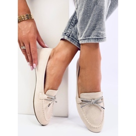 Marsoin Mocassins en daim beige 5