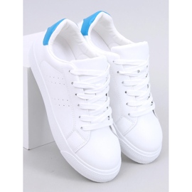 Baskets femme Minar Bleu blanche 1