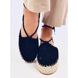 Yaweh Espadrilles noires en dentelle pour femme le noir 1 Yaweh Espadrilles noires en dentelle pour femme le noir 1