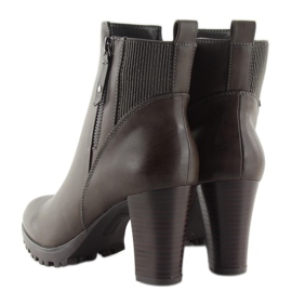 Gris Bottes femme à talons gris JA3132 gris 2