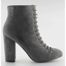 Bottes grises en daim gris TS03P gris 5