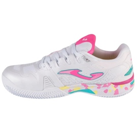 Chaussures de tennis Joma Slam 2332 W JSLAMW2332C blanche 1 Chaussures de tennis Joma Slam 2332 W JSLAMW2332C blanche 1