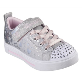 Skechers Led Heather Charms 314787L chaussures Gysl argent 1