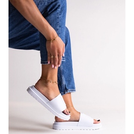 Chaussons Big Star blancs LL274428 blanche 1 Chaussons Big Star blancs LL274428 blanche 1