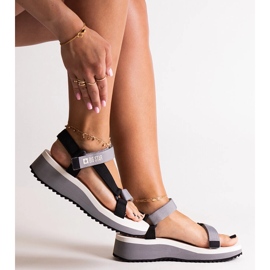 Sandales Big Star noires NN274A054 le noir 1