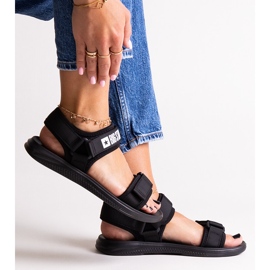 Sandales de sport noires Big Star HH274A024 1