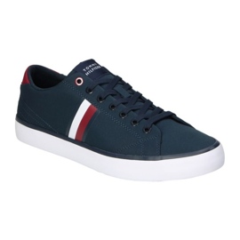Chaussures Tommy Hilfiger Vulc Low Stripes en maille FM0FM04946 DW5 bleu 1