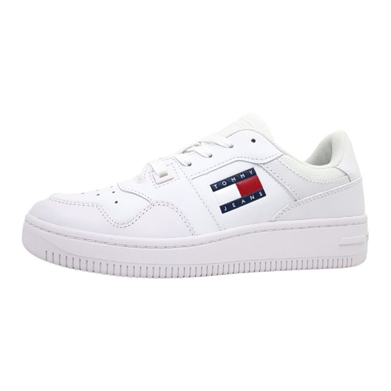 Tommy Hilfiger Retro Basket Ess Chaussures EN0EN02505 Ybs blanche 1 Tommy Hilfiger Retro Basket Ess Chaussures EN0EN02505 Ybs blanche 1