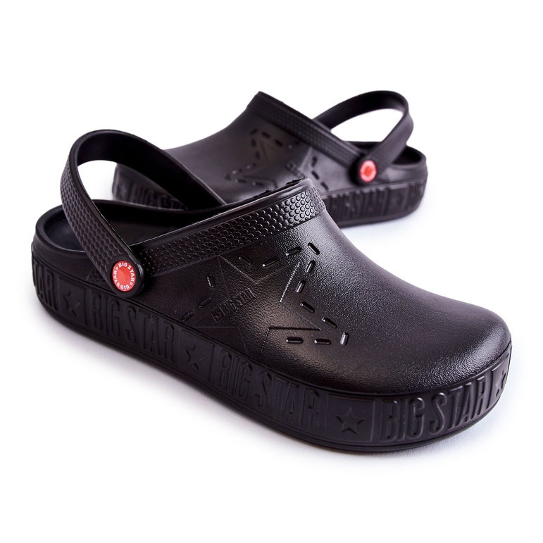 Chaussons Légers Homme Kroks Big Star II175001 Noir 3