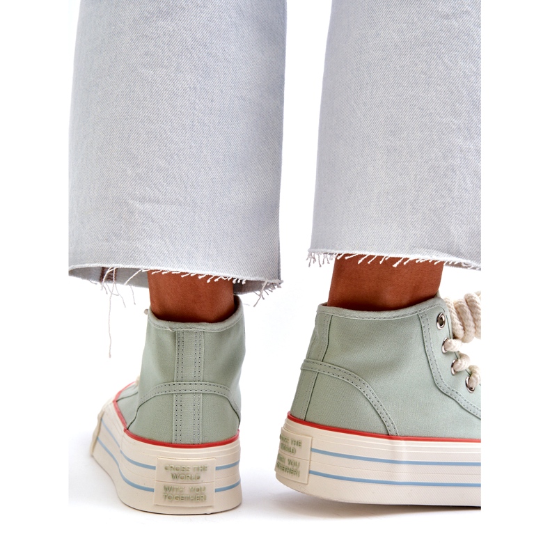 Seastar Baskets Plateforme Femme Menthe Aineri vert 3