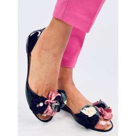 Méliskas à fleurs Carmil Black noir 2