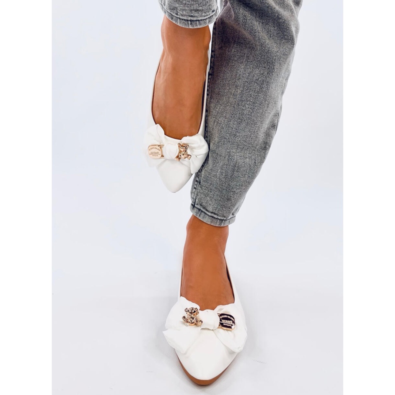 Seastar Bonnies Ballerines ours en peluche blanches 1