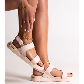 Sandales de sport beiges Big Star LL274941 1