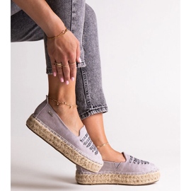 Espadrilles grises Big Star JJ274890 1