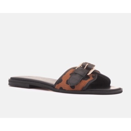 Marco Shoes Tongs Fibbia brun 1