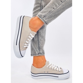 Baskets classiques femme Fargis Grey gris 3