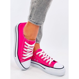 Baskets classiques pour femmes Fargis Fuchsia rose 3