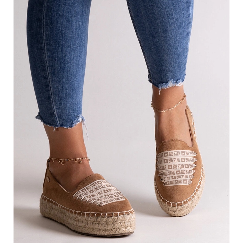 Espadrilles marron Big Star JJ274892 brun 1