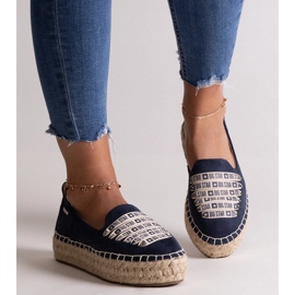Espadrilles bleu marine Big Star JJ274889 1