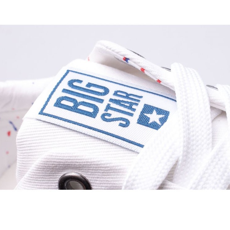 Baskets Big Star pour hommes nouées blanches AA274511 7