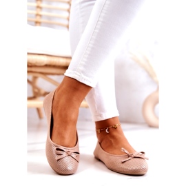 Evento Ballerines classiques pour femmes, semelle intérieure profilée, rose 2