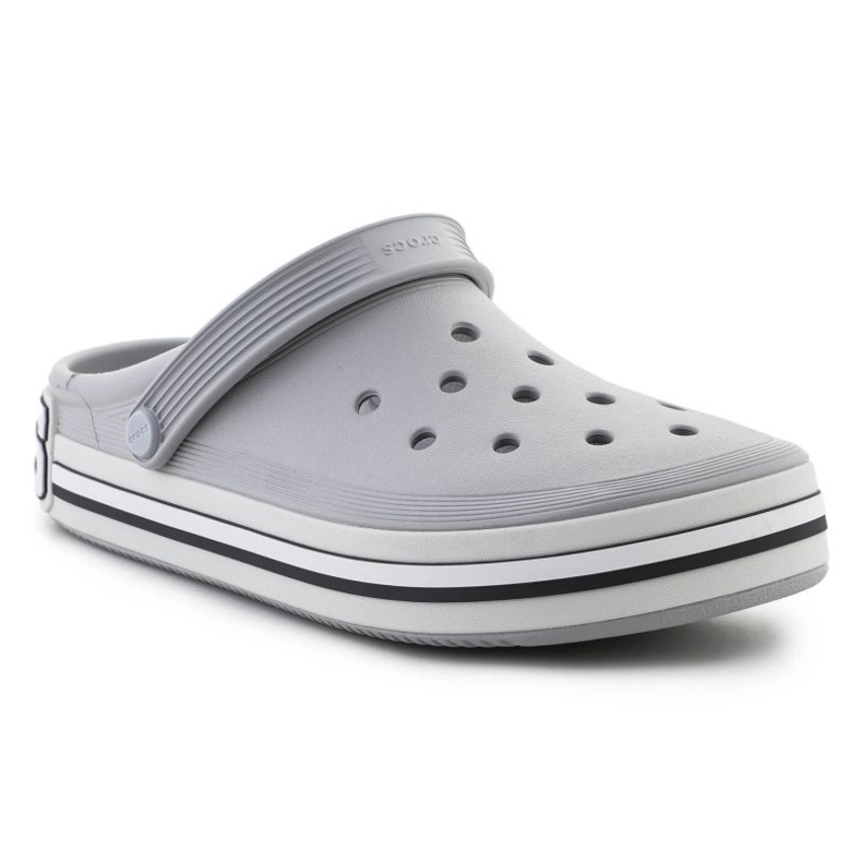 Tongs Crocs Off Court Logo Clog 209651-1FT gris 1