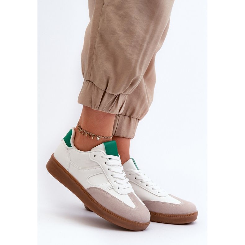 Baskets de sport basses pour femmes, blanches Uvetta 2