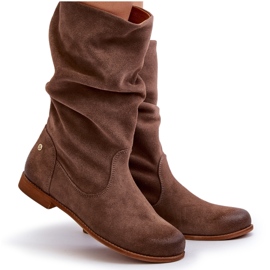 Bottes En Daim Pour Femmes Maciejka 05057-14 Marron brun 8