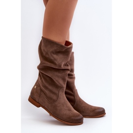Bottes En Daim Pour Femmes Maciejka 05057-14 Marron brun 2