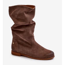 Bottes En Daim Pour Femmes Maciejka 05057-14 Marron brun 1