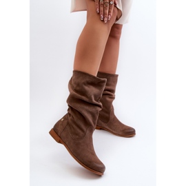 Bottes En Daim Pour Femmes Maciejka 05057-14 Marron brun 3