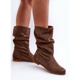 Bottes En Daim Pour Femmes Maciejka 05057-14 Marron brun 5